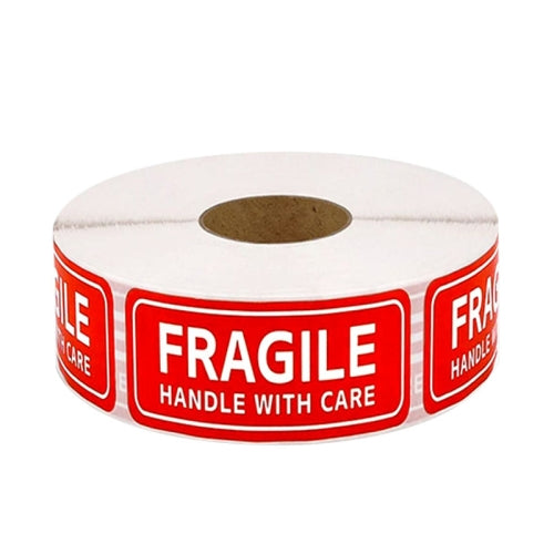 3 Rolls Handle Fragile Warning Stickers Carefully(F40)