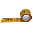24 Rolls Warning Words Adhesive Paper Sealing Packing Tape