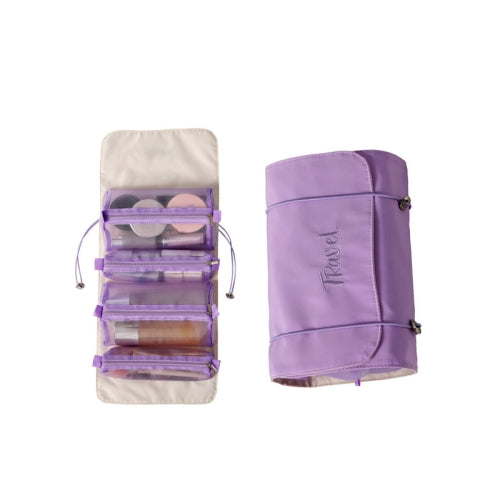 4 In 1 Multi-Function Cosmetics Storage Bag Removable Large Capacity Travel Convenient Cosmetic Bag Wash Bag, Colour: Upgrade Purple