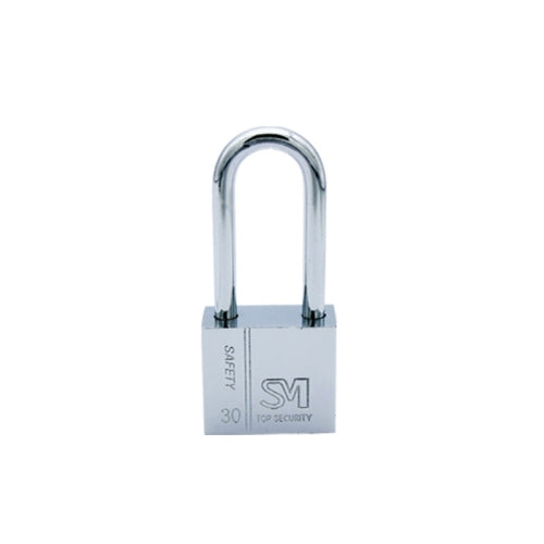 4 PCS Square Blade Imitation Stainless Steel Padlock, Specification: Long 30mm Not Open