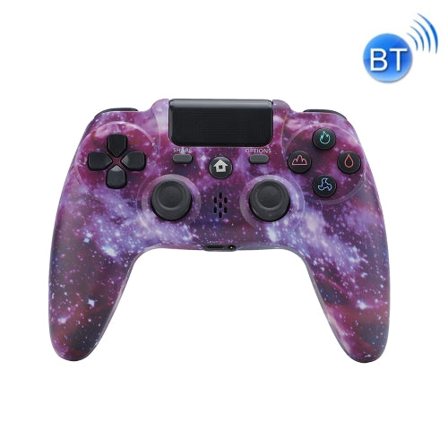 ZR486 Wireless Game Controller For PS4, Product color: Purple Starry Sky