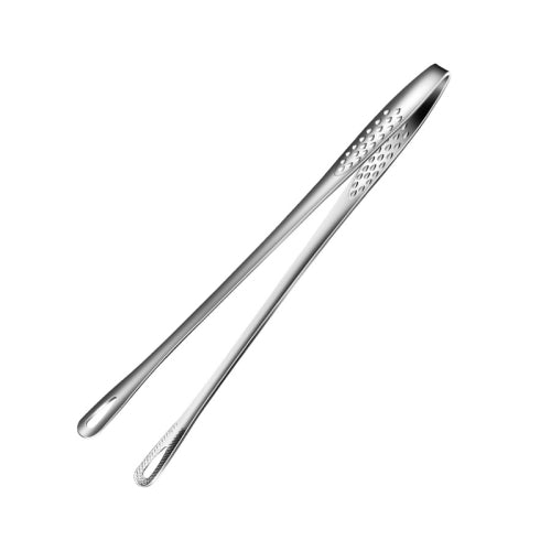 3 PCS Barbecue Clip 304 Stainless Steel Steak Clamp Food Clip, Size: Small (Stainless Steel Color)