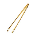 3 PCS Barbecue Clip 304 Stainless Steel Steak Clamp Food Clip, Size: Small (Gold)