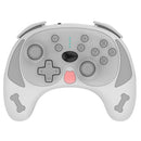 Wireless Bluetooth Gamepad With Wake-Up Function For Switch Pro(Silver Gray)