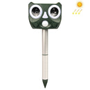 119A Outdoor Solar Ultrasonic Insect Repellent Animal Repellent(Green)
