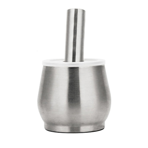 Kitchen 304 Stainless Steel Garlic Masher Spice Bean Nut Grinder, Specification: Drum Shape