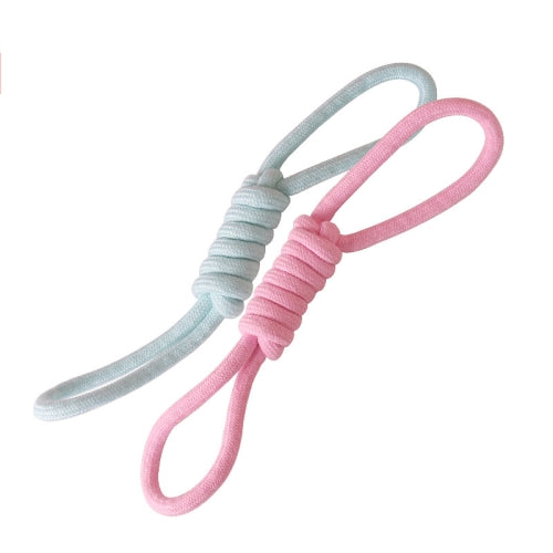 7 PCS Tuning Knot Color Randomly Dog Molar Teeth Cleaning Toy Candy Color Woven Cotton Rope