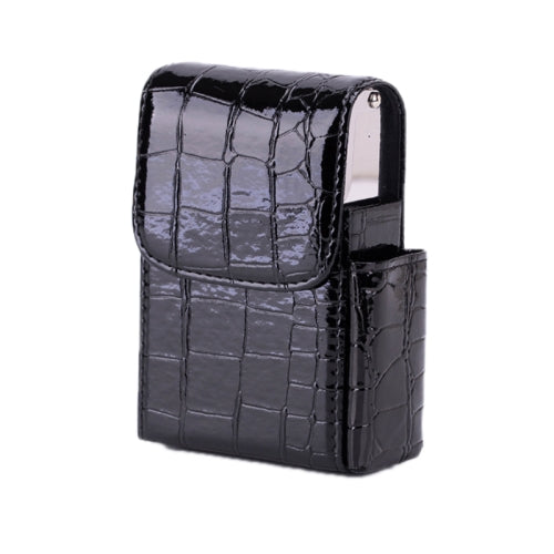 Cigarette Box Fashion Business Card Case(Stone Pattern Black)