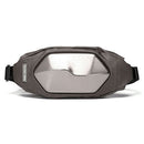 FLYING TERN Outdoor Sports Chest Bag Mobile Phone Messenger Bag Polyhedral Hard Shell Waist Bag(Silver Gray)