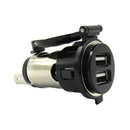 2 PCS 12-24V Automotive Cigarette Lighter Socket Motorcycle Waterproof Spot Cigarette Master