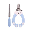 2 Sets BG-W097 Pet Stainless Steel Nail Clipper Set, Specification: Small Blue