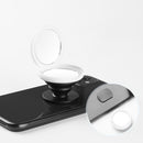 5 PCS 360 Degree Rotating Air Bag Mirror Mobile Phone Ring Holder Foldable Telescopic Mobile Phone Holder, Specification: Two-in-one (Black)