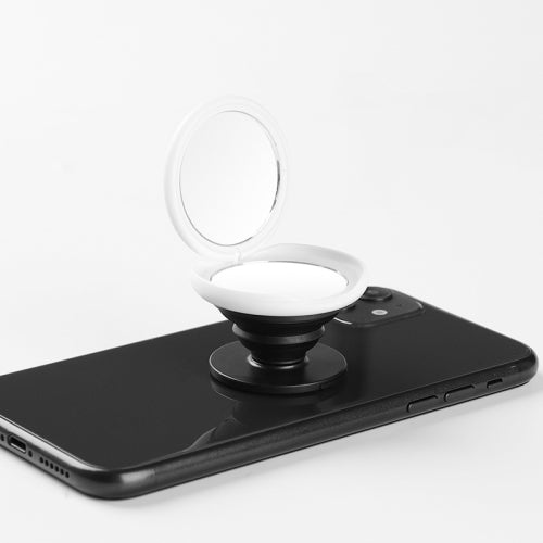 5 PCS 360 Degree Rotating Air Bag Mirror Mobile Phone Ring Holder Foldable Telescopic Mobile Phone Holder, Specification: Integrated Airbag (Black)