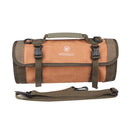 WESSLECO CL-133 Reel Toolkit Canvas Hand Repair Electrical Pack Thick Tool Storage Bag, Color: Brown