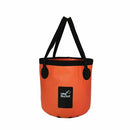 2 PCS PVC Folding Outdoor Bucket Car Portable Fishing Bucket, Size: 20L(Orange)