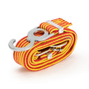 2 PCS Motorcycle Bicycle Trunk Bundle Tape Pull Goods Straps Elastic Rope Rubber Band Luggage Rope, Colour: 1m (Red Yellow)