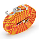 2 PCS Motorcycle Bicycle Trunk Bundle Tape Pull Goods Straps Elastic Rope Rubber Band Luggage Rope, Colour: 3m (Red Yellow)