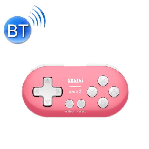 8Bitdo Zero2 Wireless Bluetooth Mini Handle For Switch / Windows / Android / MacOS / Steam / Respeberr(Pink)