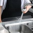 Kitchen Sink Splash-proof Clapboard Household Suction Cup Water-proof Fence Baffle, Style:Modern(Transparent)
