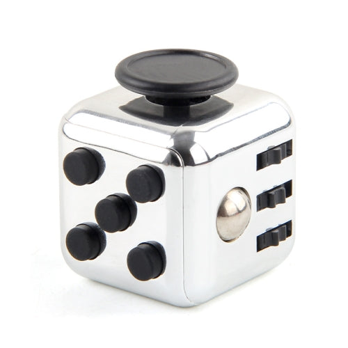 3 PCS Cube Decompression Toys For Adults & Children Unlimited Dice Vent Toys, Colour: Silver