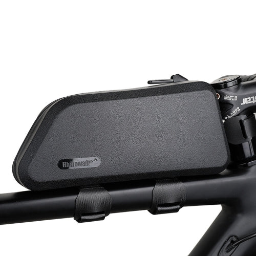 Rhinowalk K30 Waterproof Bicycle Top Tube Package Mountain Bike Hard Shell Front Beam Bag(Black)