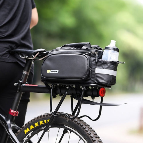 Rhinowalk Riding Equipment Bicycle Rear Bag, Colour: RK6200B Matt Black