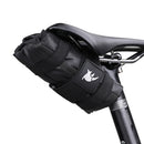 Rhinowalk RK5100 Bicycle Tools Storage Bag Mountain Bike Saddle Bag(Black)