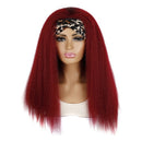 Turban Headband Corn Beard Long Hair Wig Headgear, Color Classification: BUG