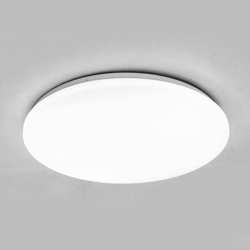 QSXDD-TJ Waterproof Ceiling Light LED Bathroom Moisture-Proof Dust-Proof Circular Ceiling Lamp, Power source: 18W 270mm(White Light)