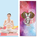 Home Yoga Towel Printing Portable Non-Slip Yoga Blanket, Colour: Vientiane Large + Silicone