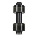 2 PCS Portable Home Fitness Dumbbell Water Bottle, Capacity: 2600ml(Black)