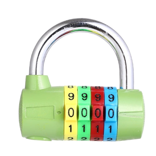 2 PCS CH-206 4-Digit Alloy Password Padlock Gym Password Lock, Specification: Fruit Green