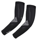 WEST BIKING Winter Riding Warm Plus Fleece Sleeve Outdoor Sports Cold Sleeve, Size: L(Dark Grey)