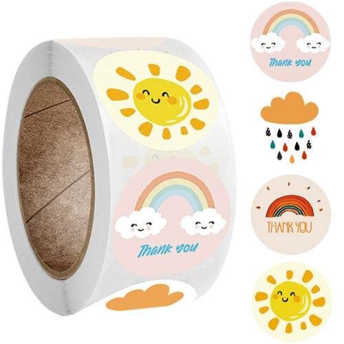 10 Rolls F69 Children Weather Sealing Sticker Envelope Decoration Label Sticker(2.5cm)