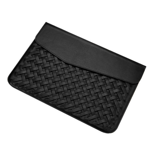 Hand-Woven Computer Bag Notebook Liner Bag, Applicable Model: 12 inch (A1534)(Black)