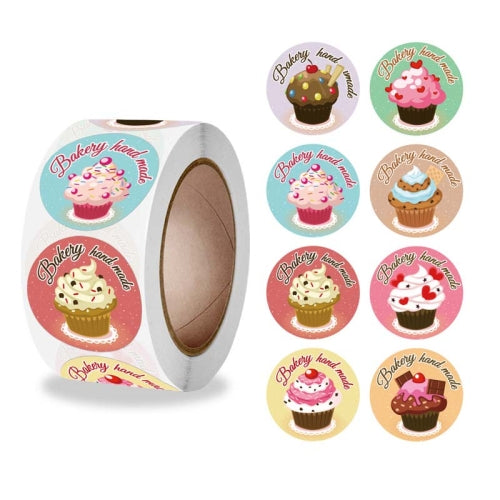 10 Rolls K-86 Cake Baking Handmade Thank You Label Gift Decoration Sealing Sticker(2.5cm)