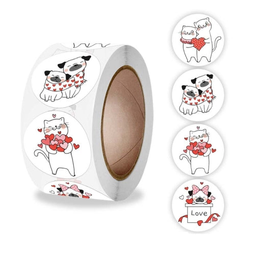 10 Rolls K-92 Animal Seal Sticker Gift Decoration Label(2.5cm)