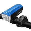 GOOFY DT-6105 Bicycle Horn Light Mountain Bike Front Light Warning Light Specification: Battery (3 Watt Sky Blue)