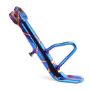 B05025 Motorcycle Modified Pedestal Metal Single-Foot Frame(Blue)