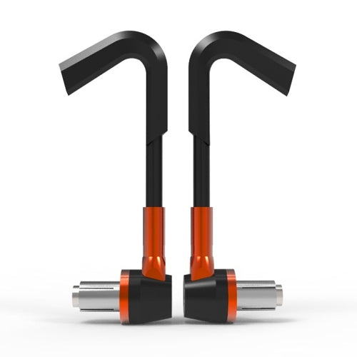 2 Pairs BSDDP B038 Motorcycle Hand Protection Bow ABS Adjustable Protection Rod(Orange)