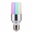 WIFI Smart Cylindrical Light Bulb App Control Color Changing Atmosphere Bulb Lamp Smart Home Voice LED Light, Model:6500K+RGBW B22