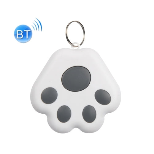 2 PCS HYC-09 Dog Paw Bluetooth Anti-Lost Device Pet Tracking Locator Keychain Smart Search Two-Way Alarm(Dark Gray )