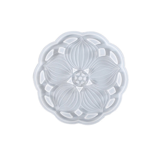 4 PCS JX-160 Crystal Epint DIY Mold Irregular Resin Cup Pad Mold, Specification: 02