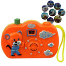 3 PCS Cute Cartoon Light Projection Camera Children Educational Toys Baby Gifts, Random Color