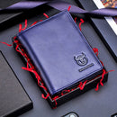 BUFF CAPTAIN 027 Men Short Anti-Theft Wallet Leather Multi-Card Thicken Wallet, Colour: Blue