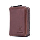 BUFF CAPTAIN 05 Head Layer Leather Card Bag Men Casual Leather Driver'S License Card Package(Brown)