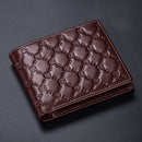 BUFF CAPTAIN 0204 Men Leather Horizontal And Vertical Wallet First-Layer Cowhide Anti-Theft Brush Card Clamp, Colour: Classic Coffee (Horizontal)