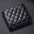 BUFF CAPTAIN 0204 Men Leather Horizontal And Vertical Wallet First-Layer Cowhide Anti-Theft Brush Card Clamp, Colour: Wisdom Black (Horizontal)