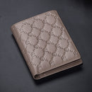 BUFF CAPTAIN 0204 Men Leather Horizontal And Vertical Wallet First-Layer Cowhide Anti-Theft Brush Card Clamp, Colour: Luxury Gray (Vertical)