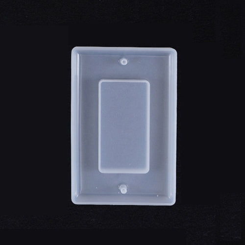 3 PCS Crystal Epoxy Mirror Porous Socket Button Data Line Switch Panel Silicone Mold, Specification: Style Two
